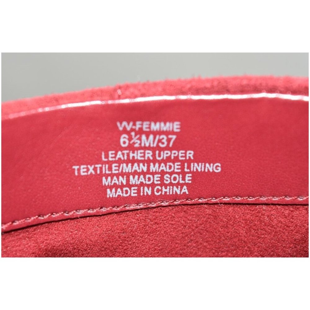 New! VINCE CAMUTO Femmie Tall Shaft Boot Red Suede Size 6.5 M T2 - Picture 8 of 8
